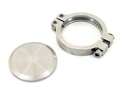 PLM Block Off Flange & Clamp For Tial 38mm MVS Wastegate EWG.