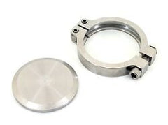 PLM Block Off Flange & Clamp For Tial 38mm MVS Wastegate EWG.