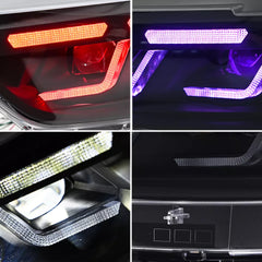 RGB DRL LED Headlights Set - Ford Mustang.