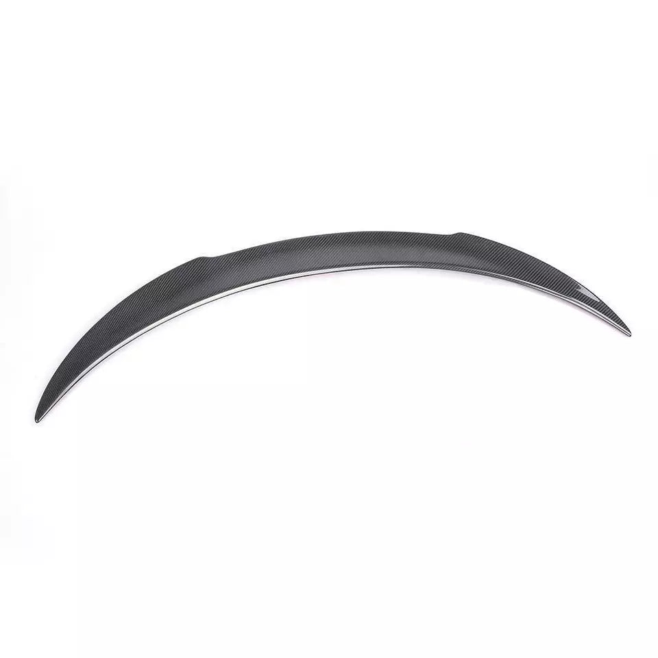 V Style Carbon Rear Trunk Spoiler- Mercedes Benz C-Class w205 C205 C300 C63 Coupe.