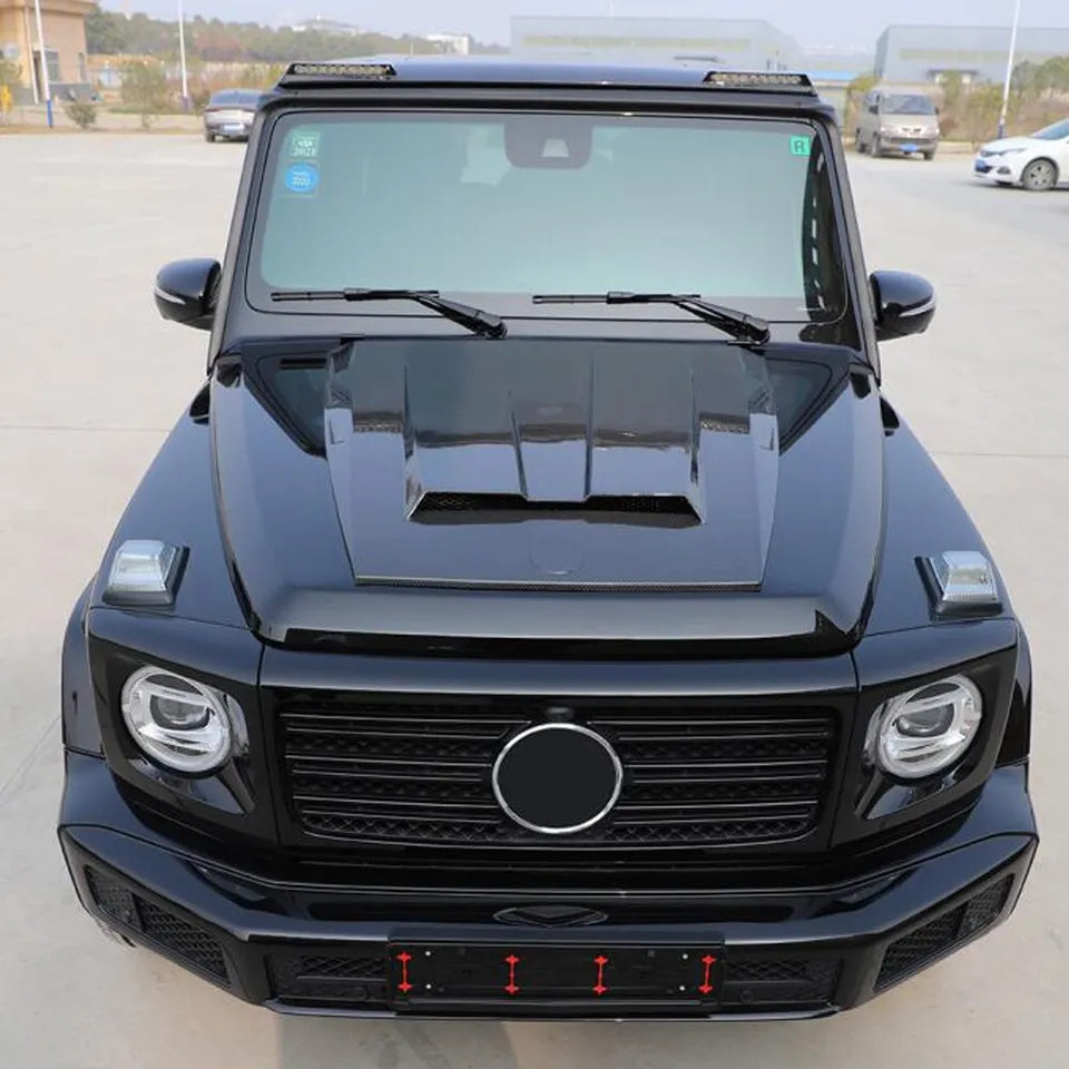 Carbon Fiber Front Roof Spoiler -  Mercedes Benz G Wagon W463 W464 G550 G63 2019+.
