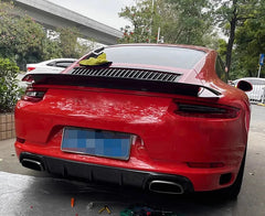 Carbon Fiber Rear Trunk Spoiler Wing - Porsche 911 991.2 Carrera 4S Turbo GTS.
