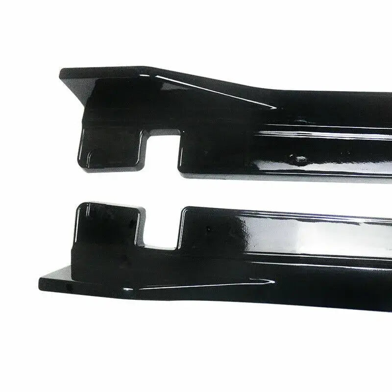 Gloss Black Side Skirts Extension - Honda Civic.