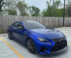 Carbon Fiber Front Bumper Lip - Lexus RC F Coupe.