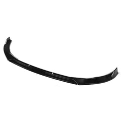 Gloss Black Front Splitter Lip - W205 C-Class 2019-2021 Mercedes Benz.