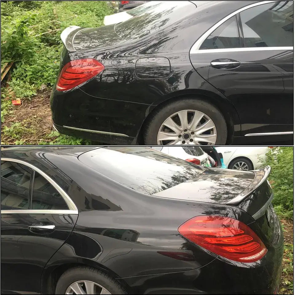 Carbon Rear Trunk Lip Spoiler - Mercedes Benz S-Class W222.