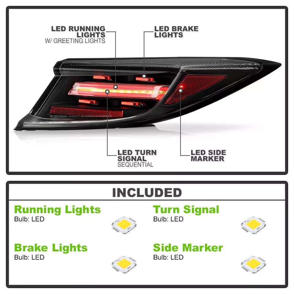 LED Tail Light Sequential Signal upgrade  - Toyota GR86/Subaru BRZ  2022-2024.