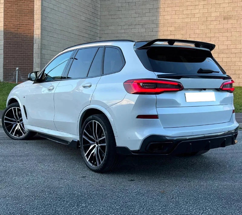 MP Gloss Black Rear Diffuser - 19-25 BMW G05 X5 M Sport.