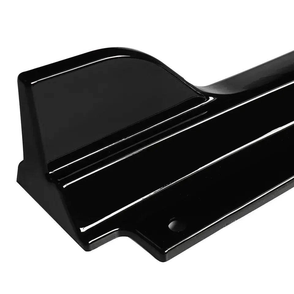 Gloss Black Front Lip Spoiler Splitter - Honda Civic 11th Gen.