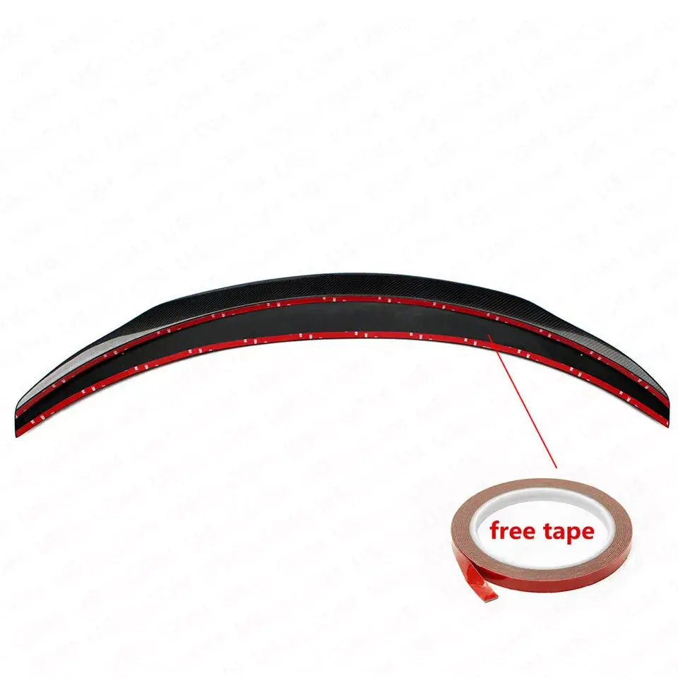 PSM Style Carbon Fiber Rear Trunk Spoiler - Mercedes Benz C Class.