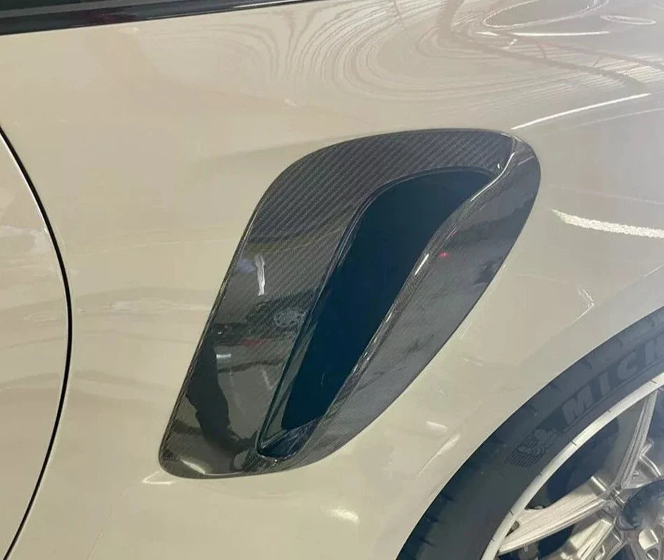 Dry Carbon Fiber Side Fender Vent Air Intake Cover -  Porsche 911 992.1.