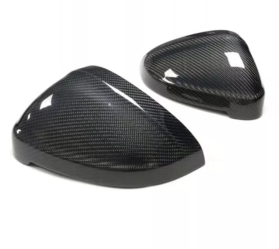 OEM Style Carbon Fiber Mirror Caps Replacement -Audi RS5 / S5 / A4 / S4 / & A5.