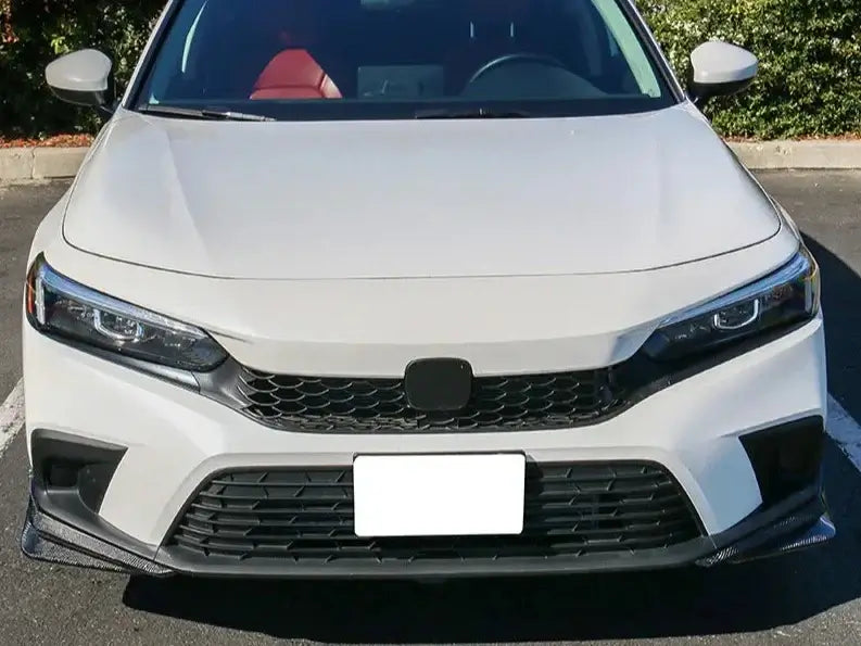 HPD Style Carbon Fiber Side Front Bumper Lip - Honda Civic 11th.