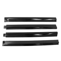 Gloss Black Side Skirts Extension v2 - 20-24 Tesla Model Y.