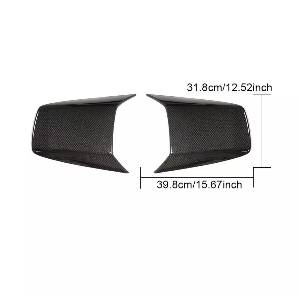 Carbon Fiber Rear Intake Vents Cover Scoop - Porsche GT3 911 991.2.