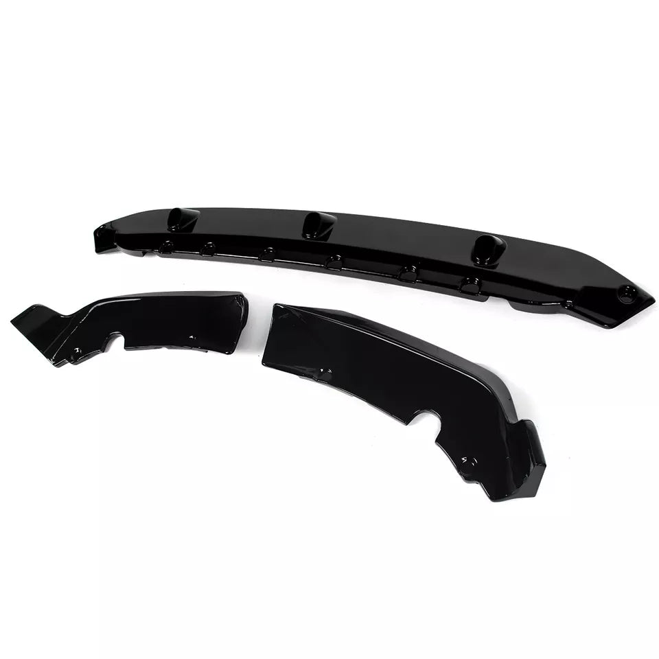 ABS Gloss Black 3Pc Front Lip - BMW G07 X7 2019-2025.