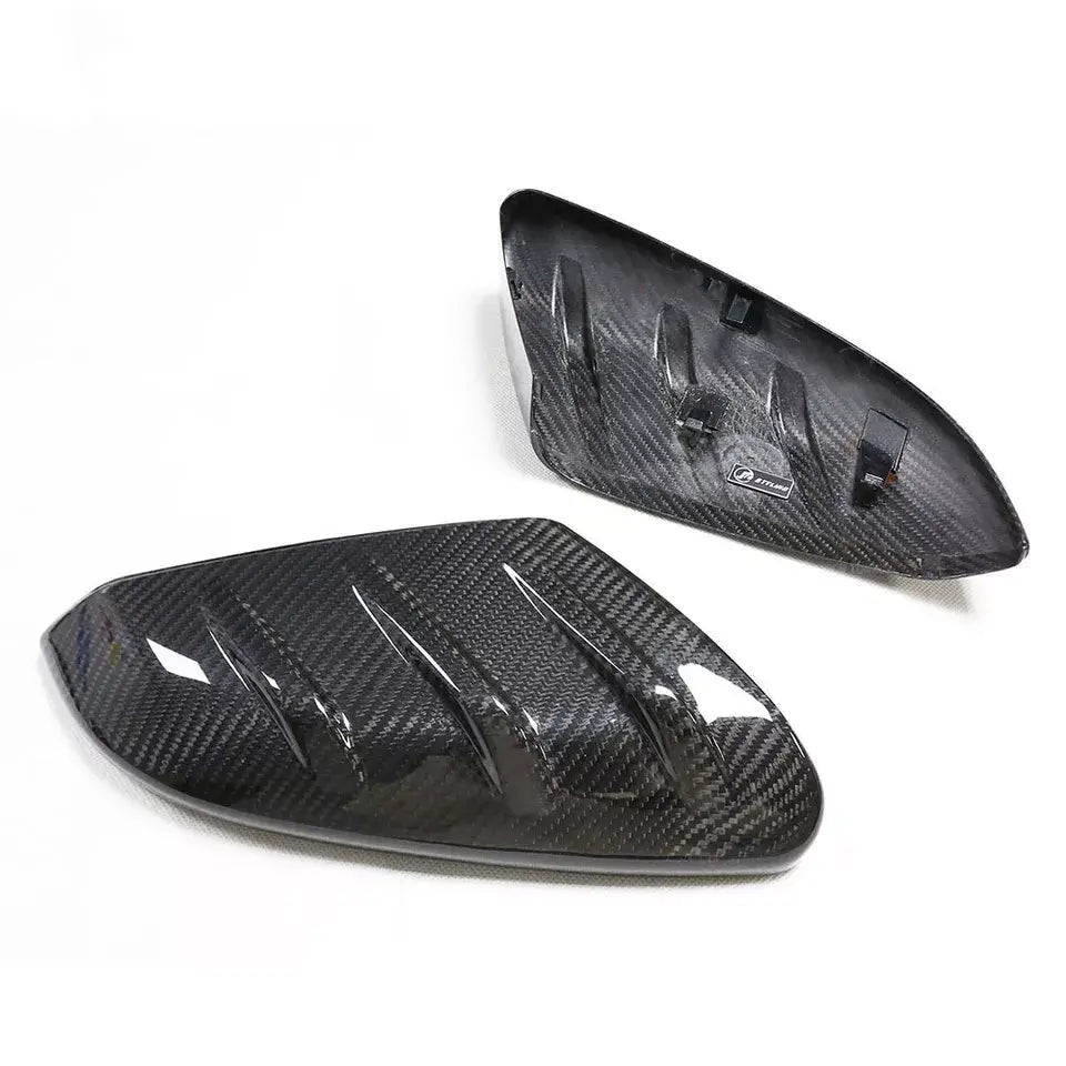 Carbon Fiber Mirror Caps Replacement - Honda Civic 10th Gen (2016-2021).