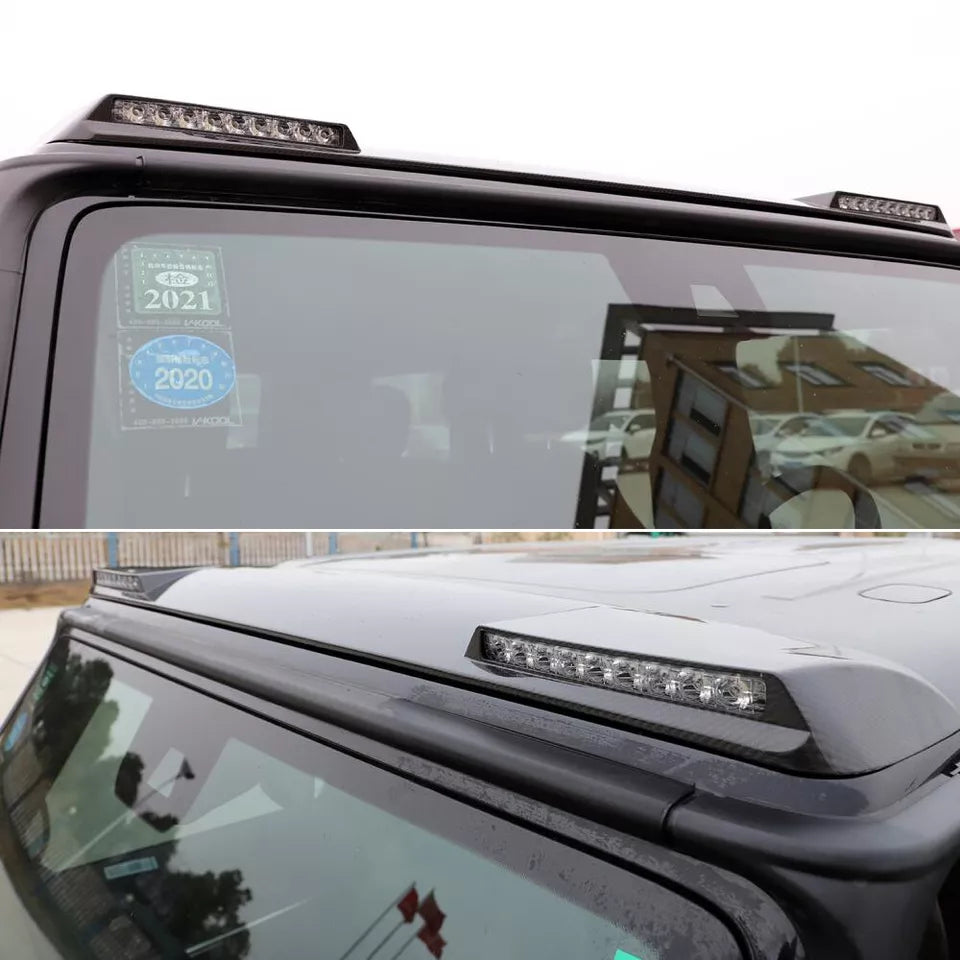 Carbon Fiber Front Roof Spoiler -  Mercedes Benz G Wagon W463 W464 G550 G63 2019+.