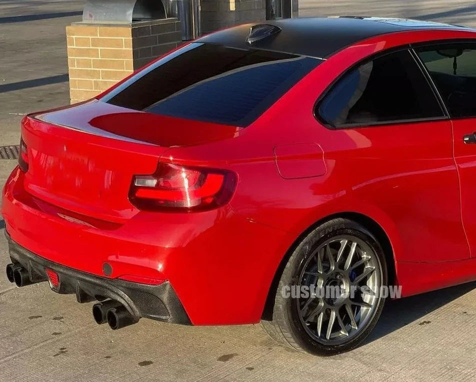 Carbon Fiber Rear Diffuser w/ LED BMW F22 / F23 2 Series.