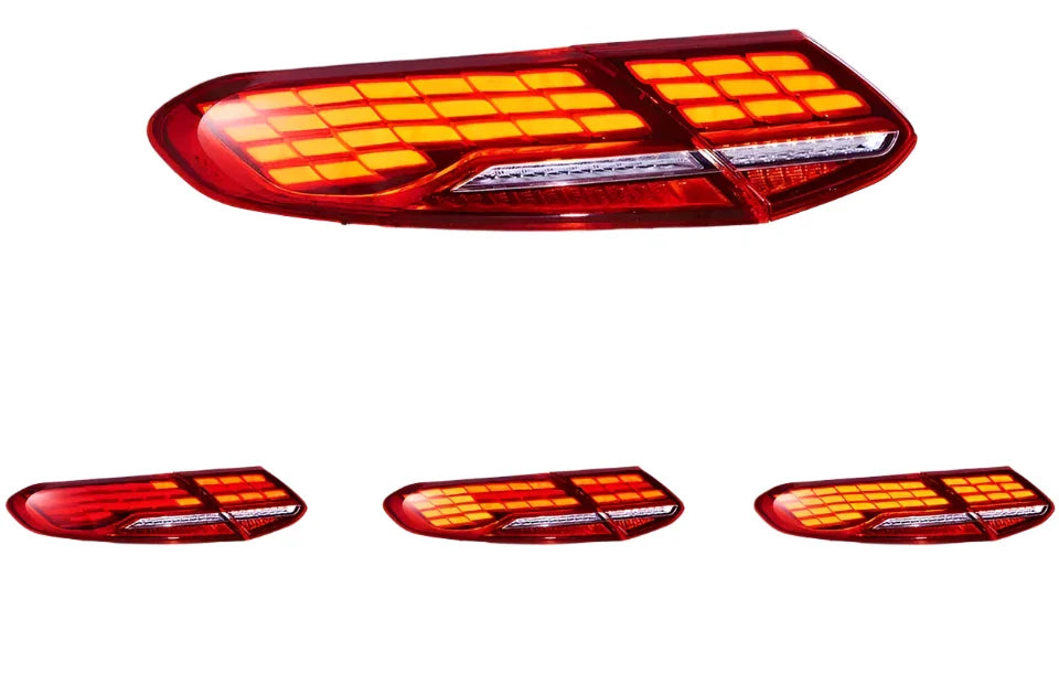 FULL LED Tail Lights Sequential w/ Animation - 2015-2021 Mercedes Benz C-Class.