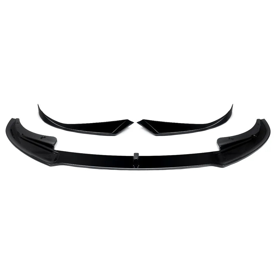 AC Style Gloss Black Front Splitter Lip -  BMW 4 Series G22 / G23 M Sport.