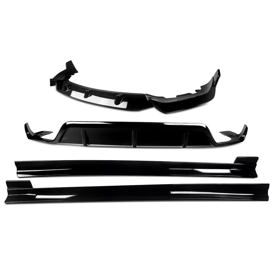 Gloss Black Front & Rear Body Kit - 2019-23 BMW X6 G06.