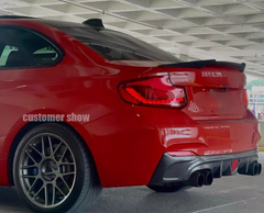 Carbon Fiber Rear Diffuser w/ LED BMW F22 / F23 2 Series.