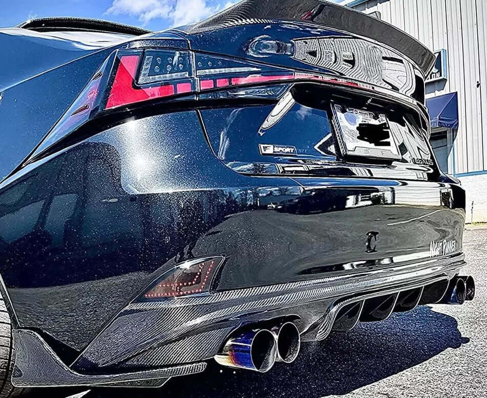 Carbon Fiber Rear Diffuser - Lexus IS250 IS300 IS350.