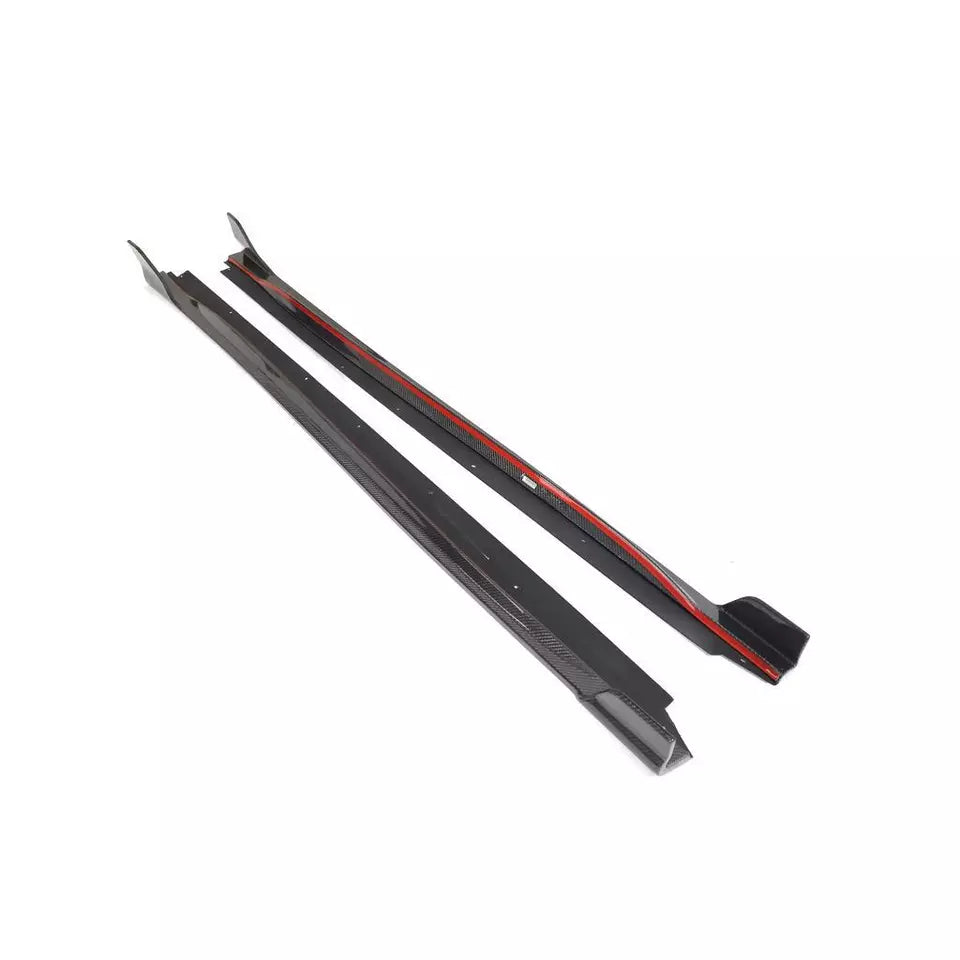 Carbon Fiber Side Skirt Extension - Lexus RC-F.