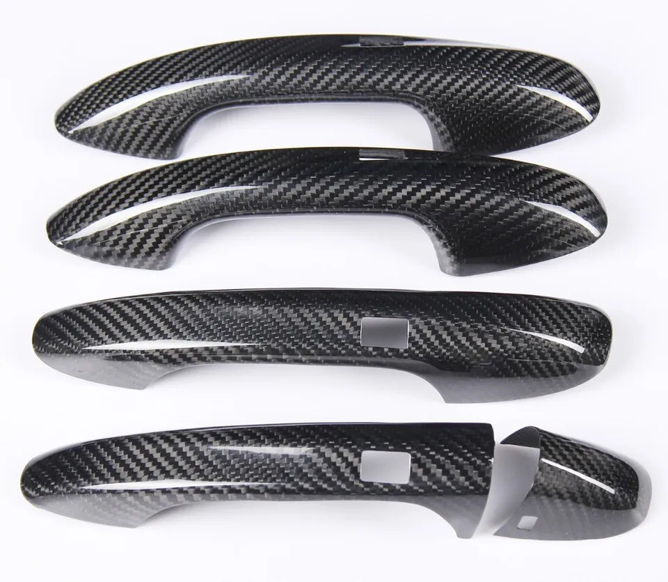 Carbon Fiber Door Handle Cover - Mercedes Benz W205 C E S GLC GLE AMG.