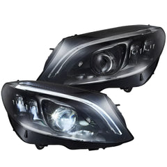 Full LED Headlights - Mercedes Benz C-Class AMG W205 2015-2021.