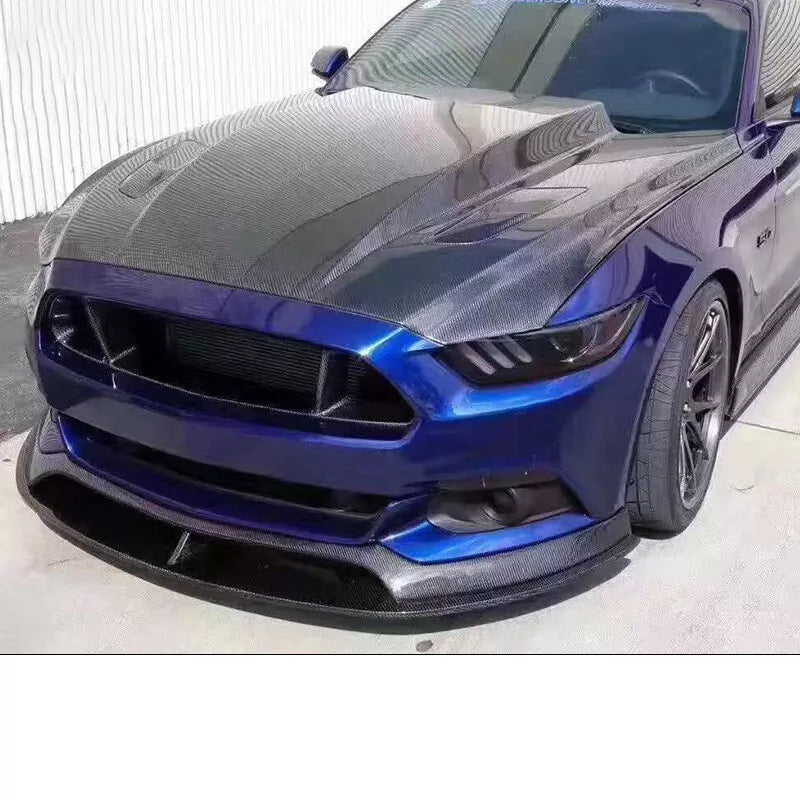 AC Style Carbon Fiber Front Lip -  Ford Mustang.