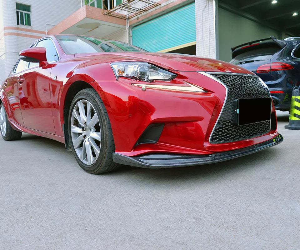 Carbon Fiber Front Lip Splitter - LEXUS IS250 & IS350 F Sport.