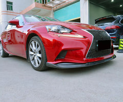 Carbon Fiber Front Lip Splitter - LEXUS IS250 & IS350 F Sport.