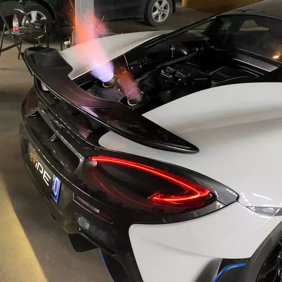 McLaren 600LT Straight catback exhaust System.