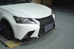 Carbon Fiber Front Bumper Lip Side Spiltter - Lexus GS F Sport 2013-2015.