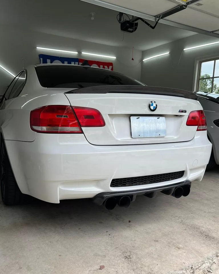 V Style Carbon Fiber Rear Diffuser - BMW E90 / E92 / E93 M3.