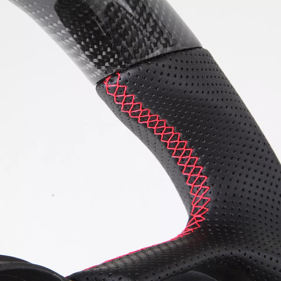 Dodge Charger Carbon Fiber Steering Wheel w/ Heated - Dodge Challenger Durango Hellcat.