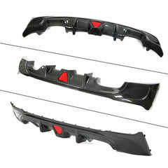 Carbon Fiber Rear Diffuser w/ LED BMW F22 / F23 2 Series.