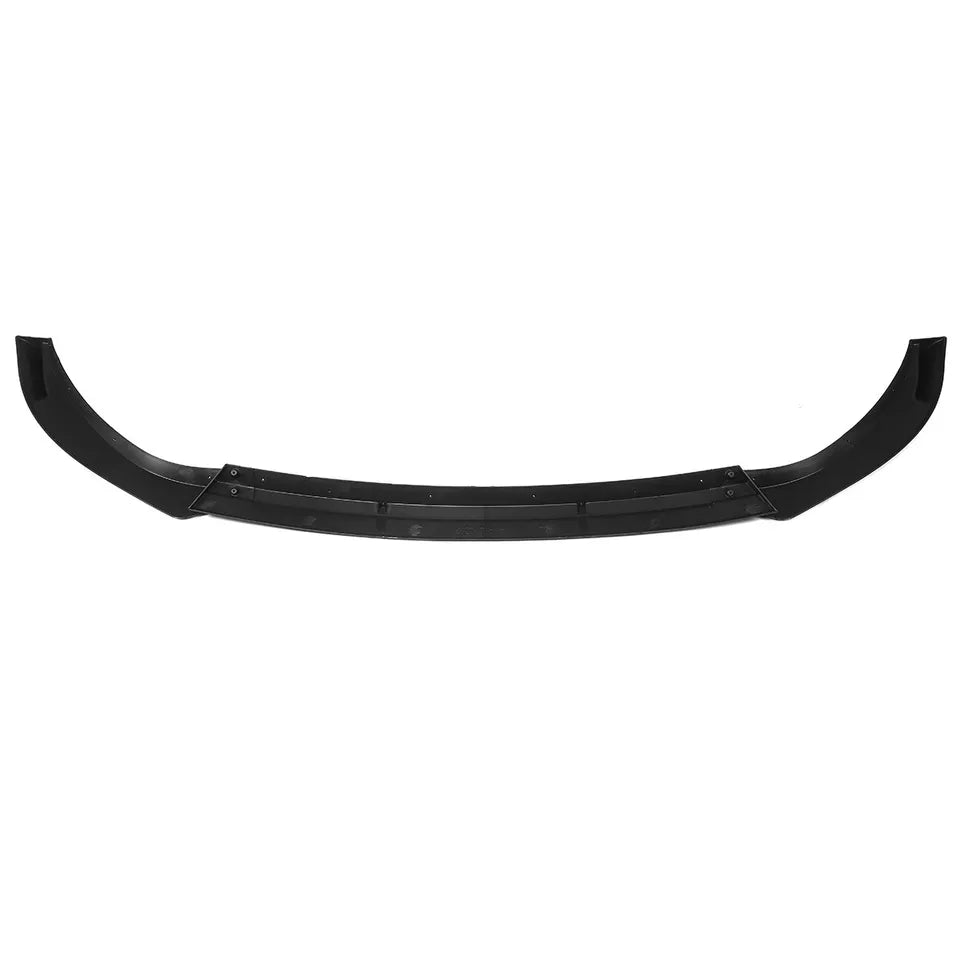 Gloss Black Front Splitter Lip - W205 C-Class 2019-2021 Mercedes Benz.
