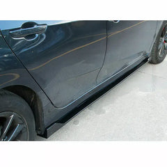Gloss Black Side Skirts Extension - Honda Civic.