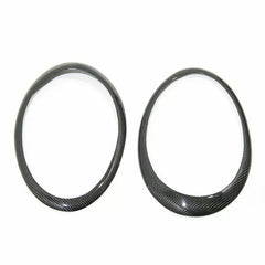 Carbon Fiber Front Headlight Cover Trim - Porsche Carrera 991.