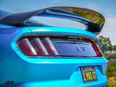 GT350R Style Carbon Fiber Rear Trunk Spoiler Wing - Ford Mustang.