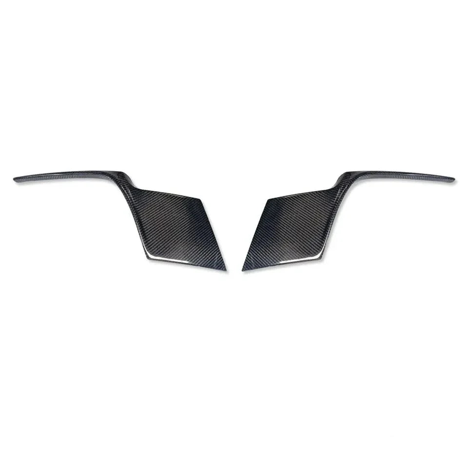 Carbon Fiber Rear Bumper Spoiler Vent Cover - Porsche 911 992 Carrera.