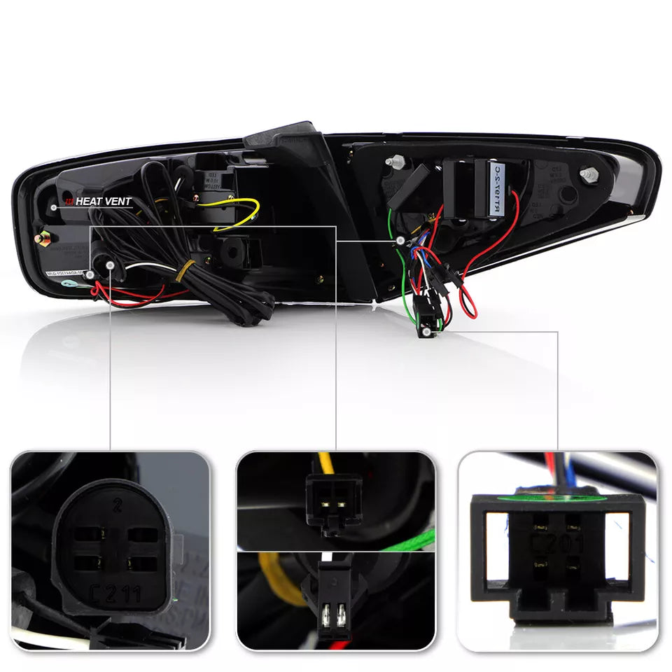 Full LED Tail Light Set w/ animation - 2013-2016 Audi A4 S4.