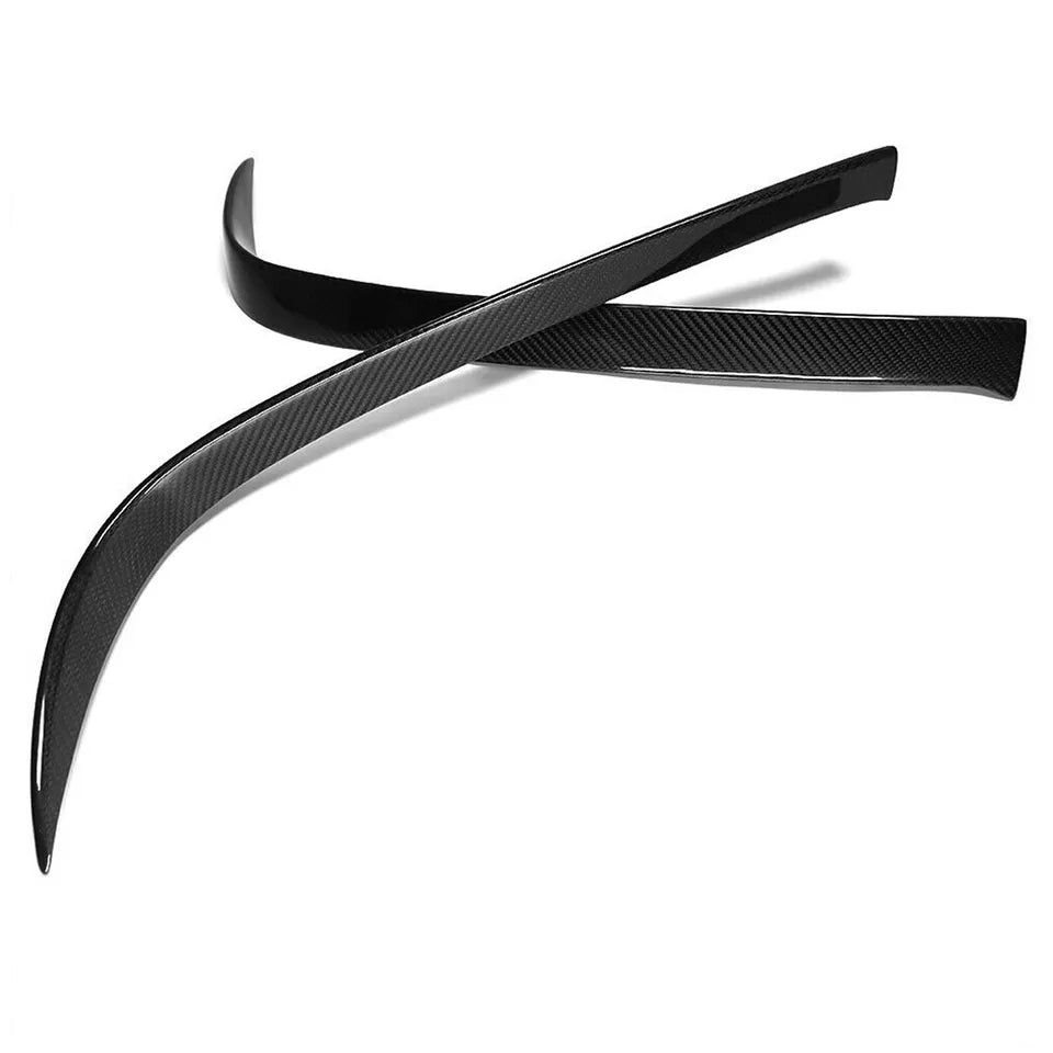 Carbon Fiber Rear Bumper Side Air Vent Splitter Trim - Lexus RCF.