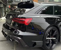Carbon Fiber Rear Diffuser - Audi RS6 / RS7 C8 Avant.