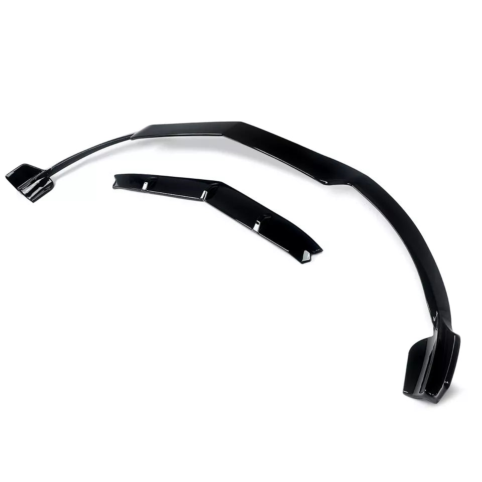 Gloss Black Front Splitter Lip -  Mercedes Benz W207 C207 E400 2014-2016.