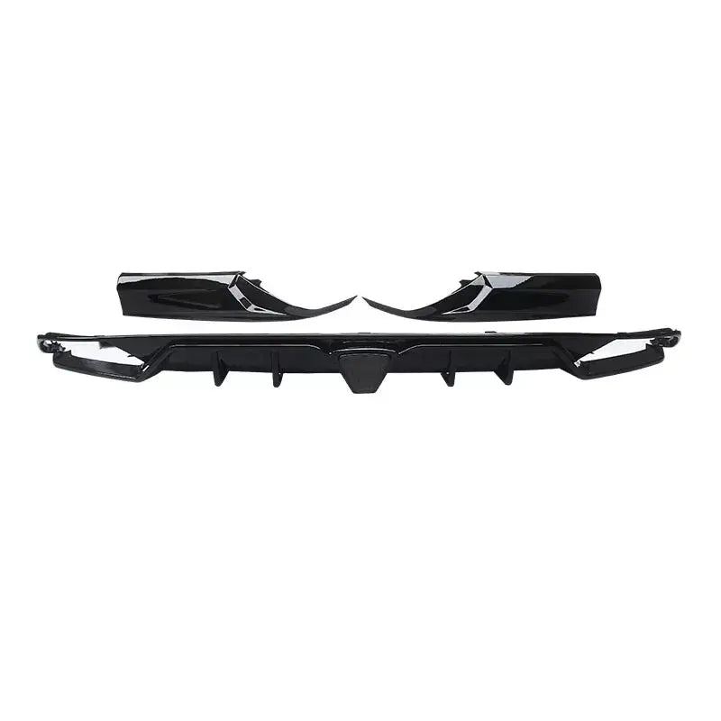 Gloss Black Honda Accord Rear Diffuser + Corner Apron Spats W/ LED.