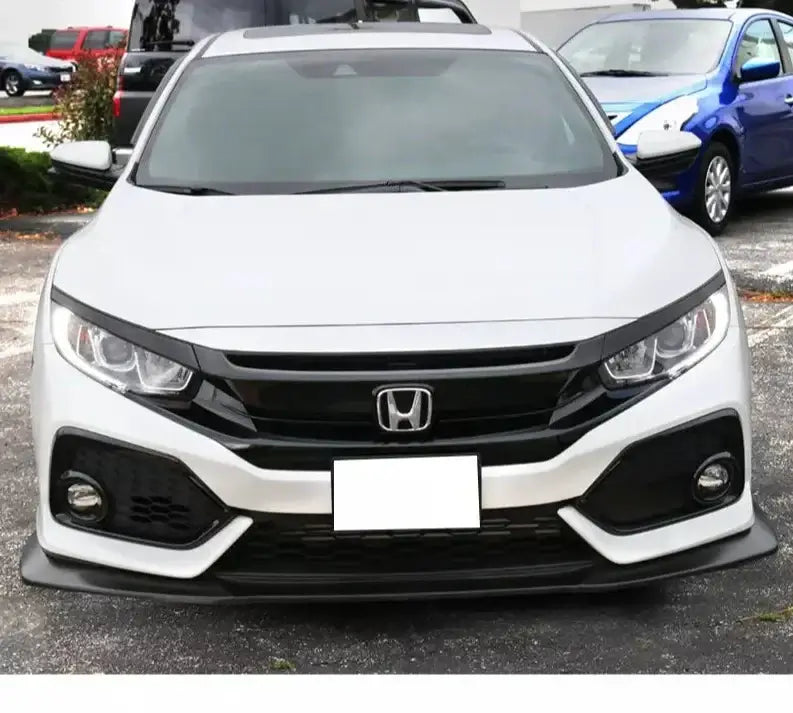 GT Style Polyurethane Front Lip Splitter - Honda Civic.